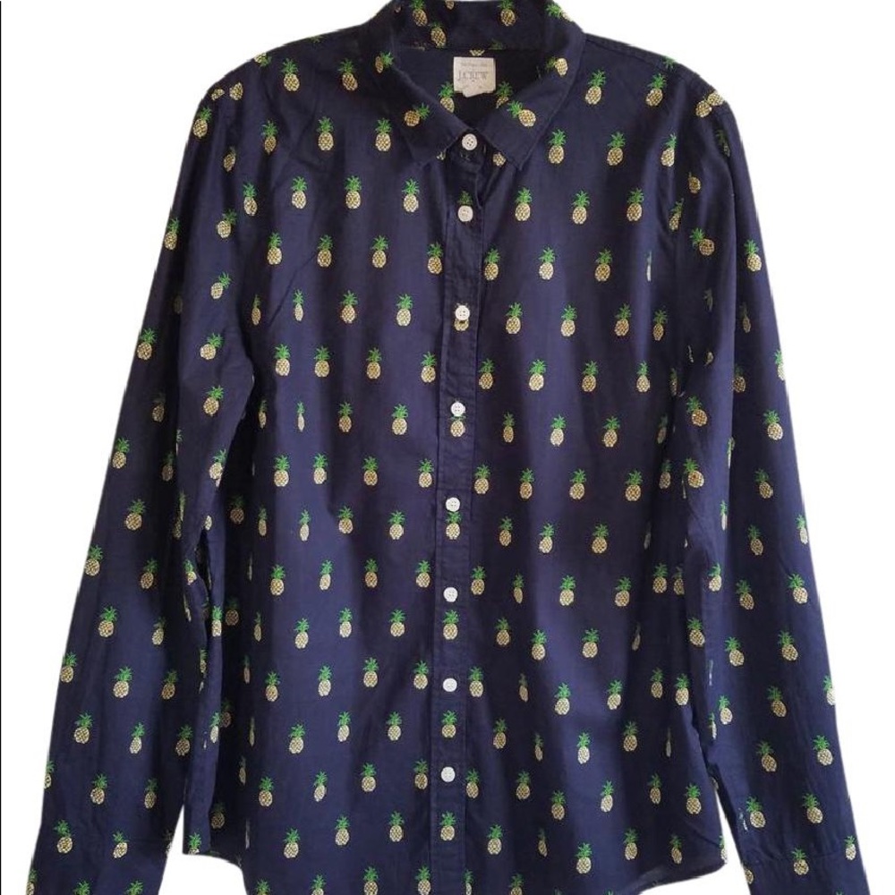 J. CREW Pineapple 🍍 Shirt